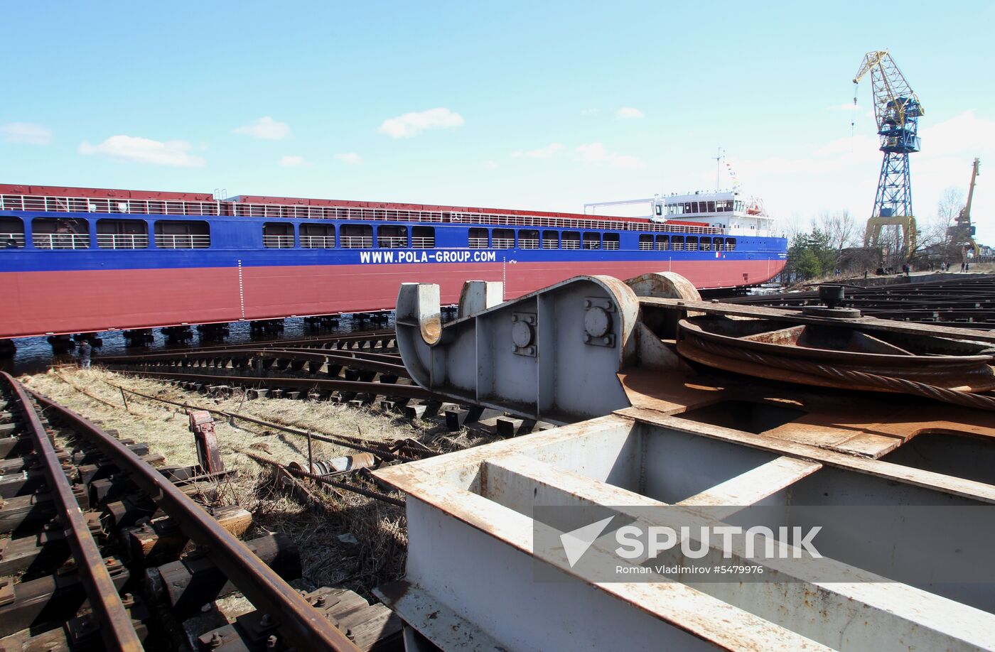 Nizhny Novgorod shipyard floats new dry cargo ship for Pola Rise