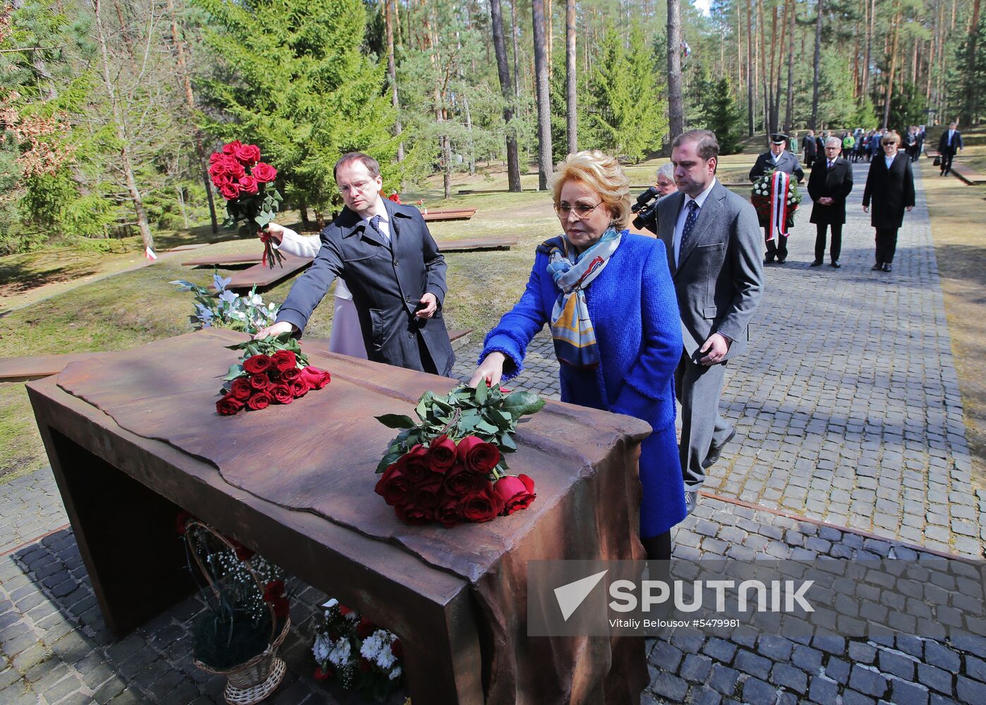 Unveiling of Katyn Memorial