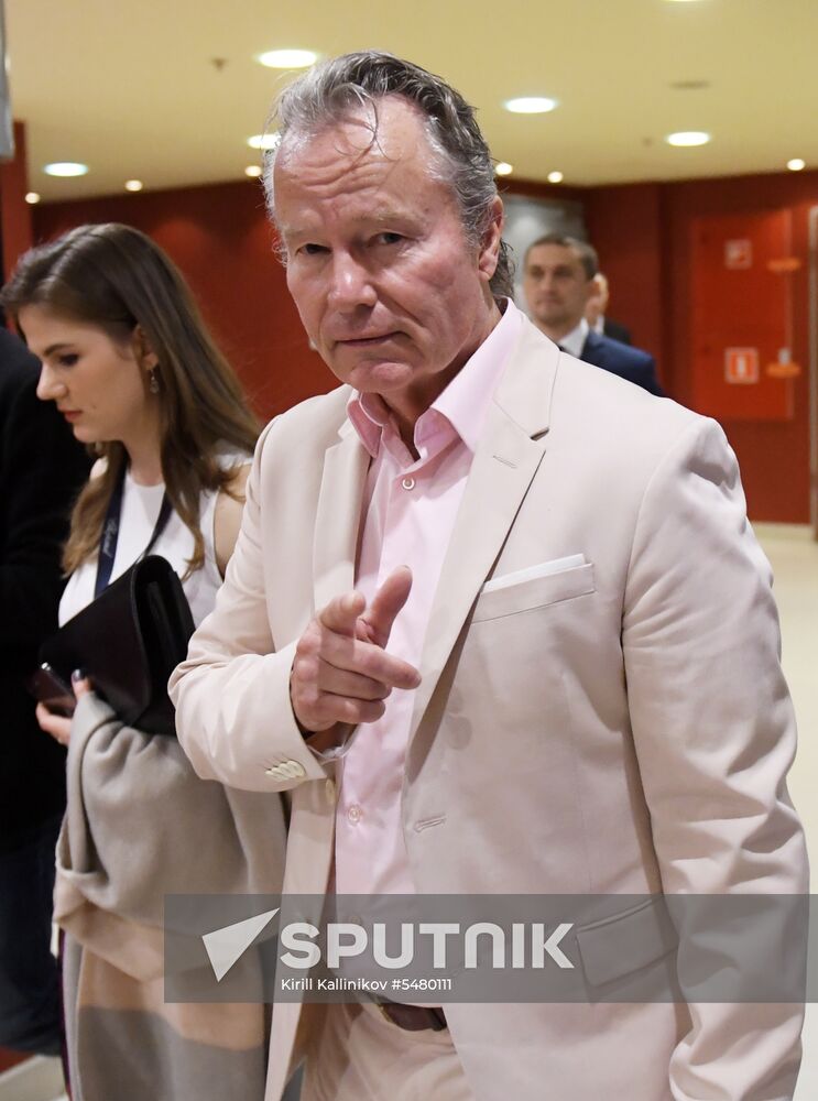 News conference of 2018 Moscow Film Festival jury
