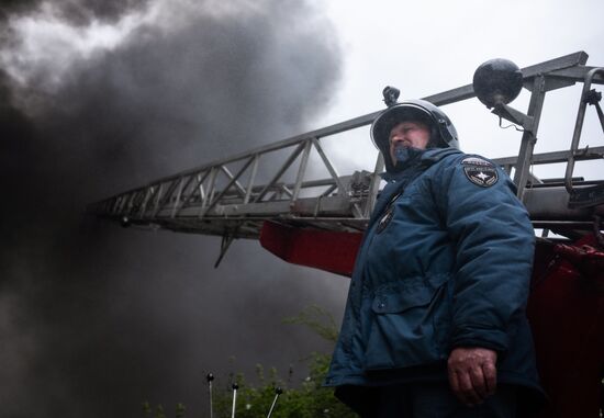 Russian Emergencies Ministry drill in Krasnodar Territory