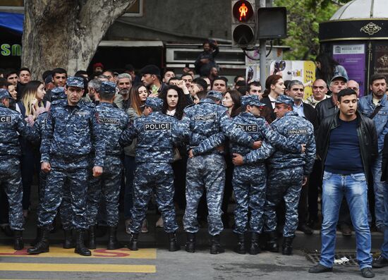 Protests in Yerevan