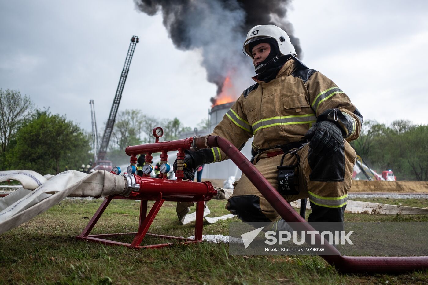 Russian Emergencies Ministry drill in Krasnodar Territory