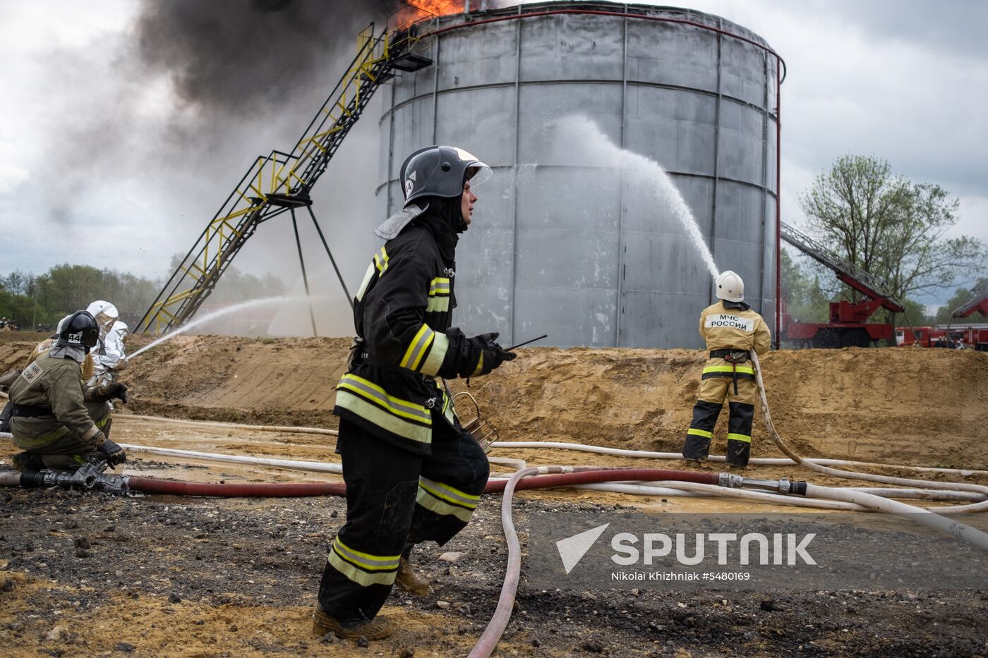 Russian Emergencies Ministry drill in Krasnodar Territory
