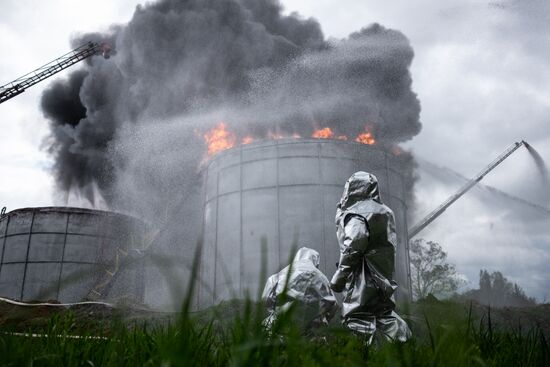 Russian Emergencies Ministry drill in Krasnodar Territory