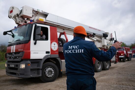 Russian Emergencies Ministry drill in Krasnodar Territory