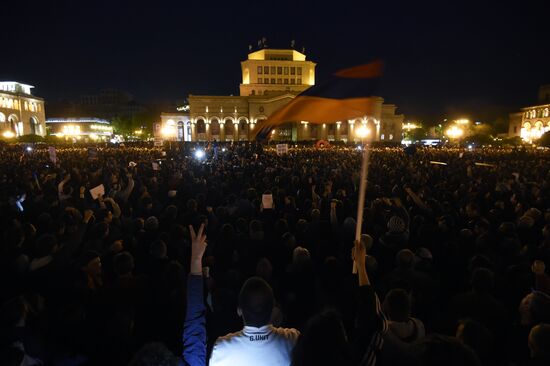 Protests in Yerevan