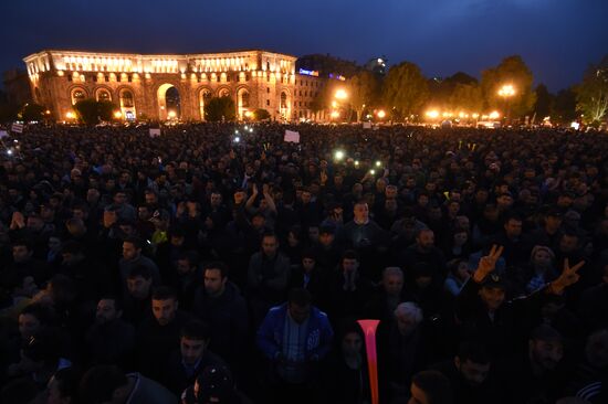 Protests in Yerevan