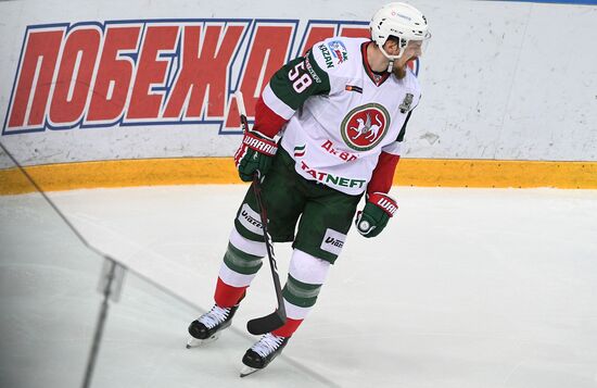 Ice hockey. Kontinental Hockey League. CSKA vs. Ak Bars