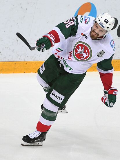 Ice hockey. Kontinental Hockey League. CSKA vs. Ak Bars