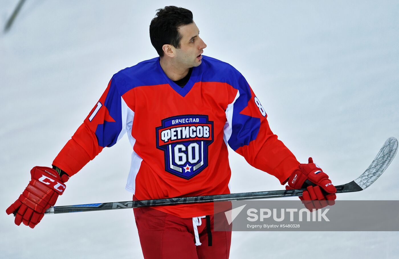 Ice hockey. Exhibition match marks Vyacheslav Fetisov's birthday