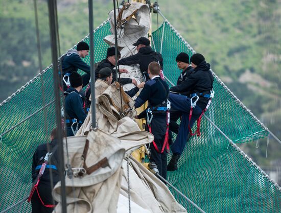 The Khersones tall ship