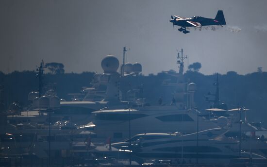 Red Bull Air Race World Championship in Cannes. Day one