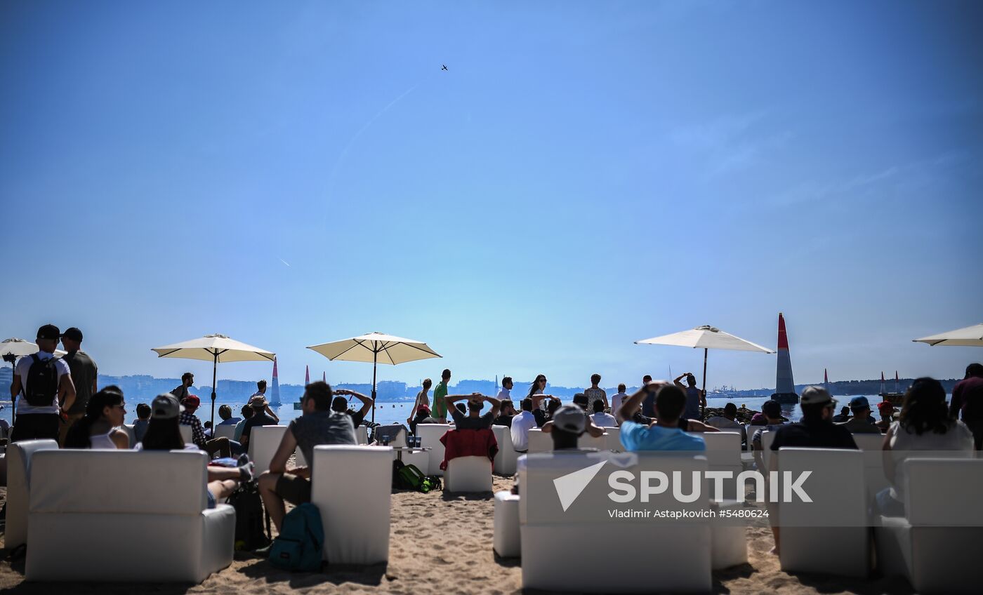 Red Bull Air Race World Championship in Cannes. Day one