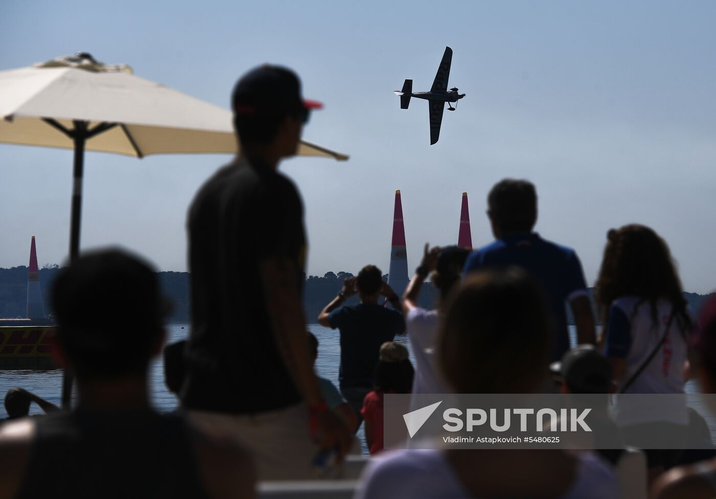 Red Bull Air Race World Championship in Cannes. Day one
