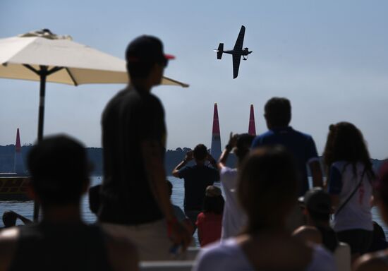 Red Bull Air Race World Championship in Cannes. Day one