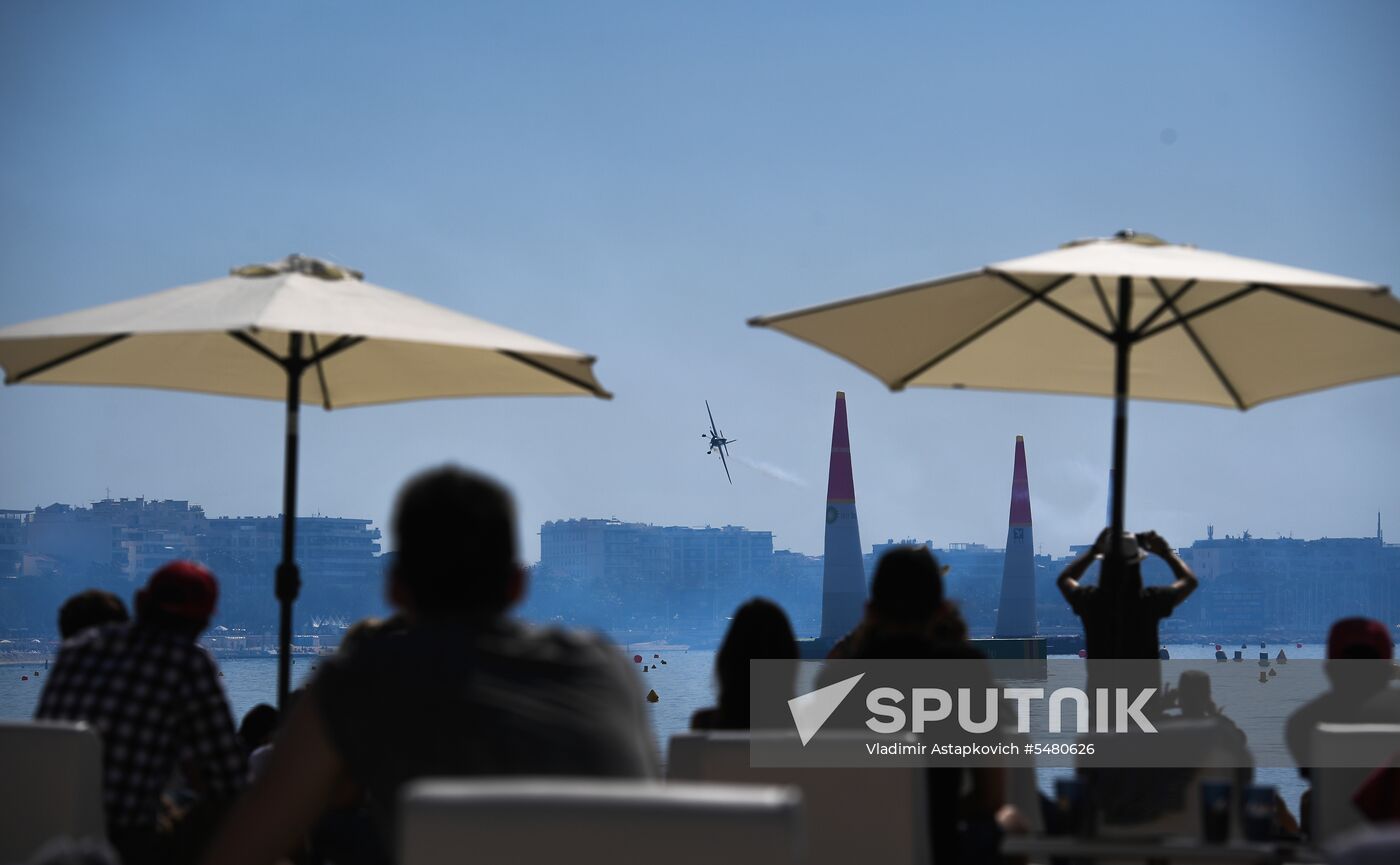 Red Bull Air Race World Championship in Cannes. Day one