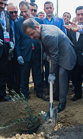 Russian-Syrian Friendship Olive Alley planted in Yalta