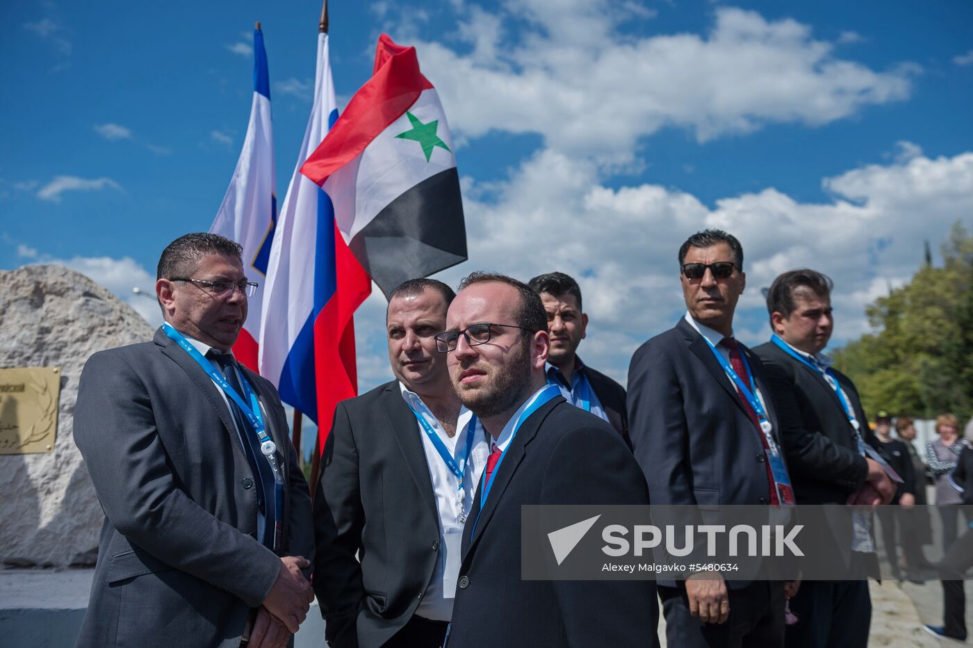 Russian-Syrian Friendship Olive Alley planted in Yalta