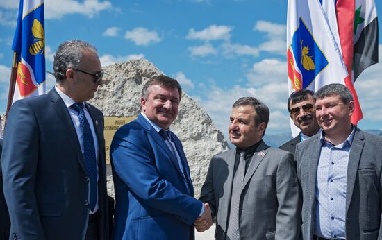 Russian-Syrian Friendship Olive Alley planted in Yalta