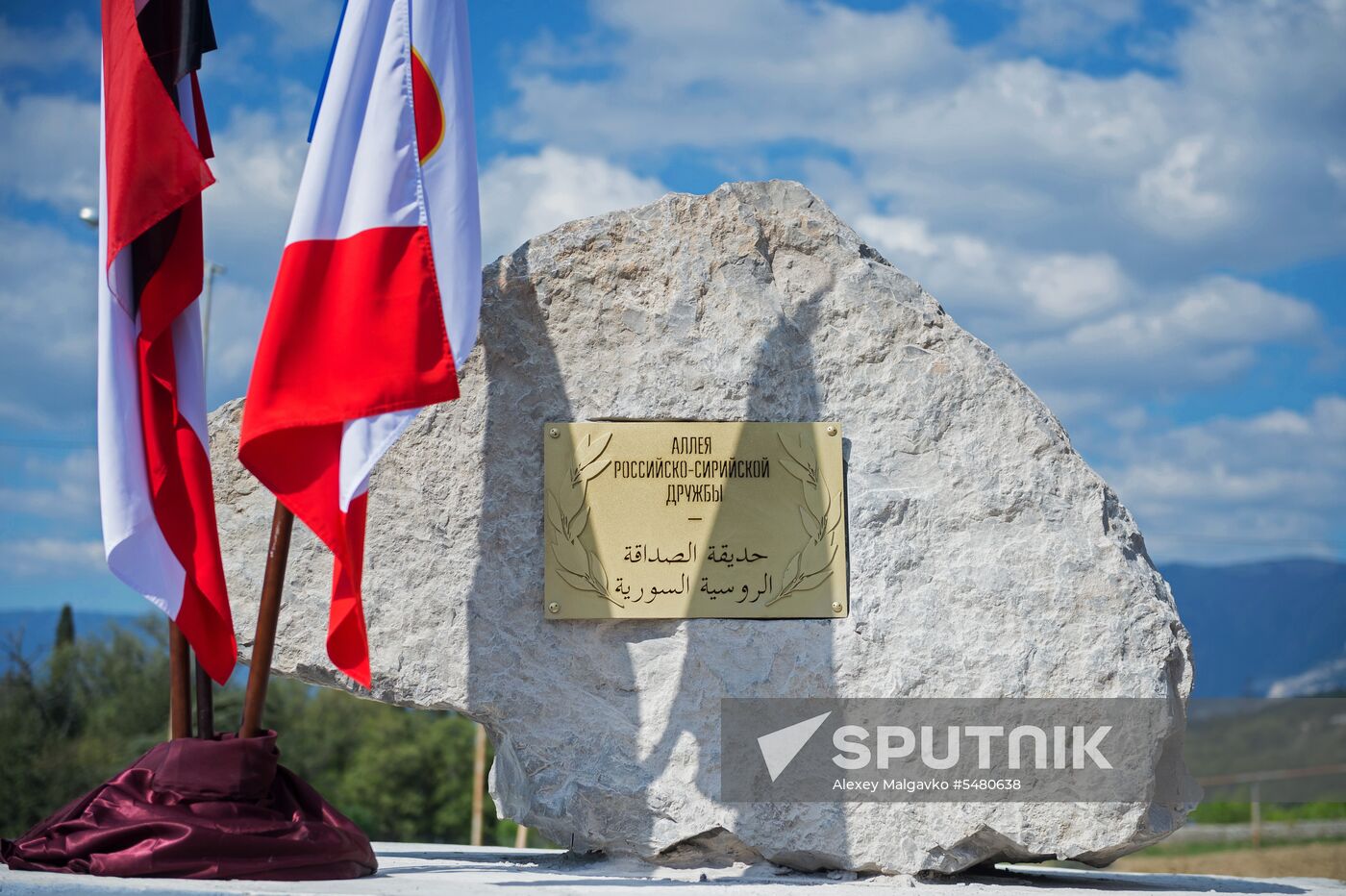 Russian-Syrian Friendship Olive Alley planted in Yalta