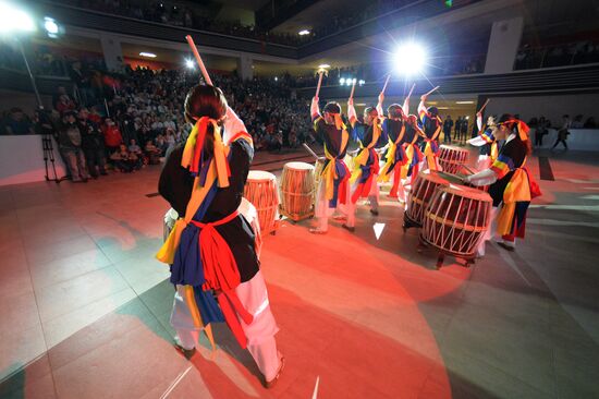 Delphic Games kick-off ceremony at Far Eastern Federal University