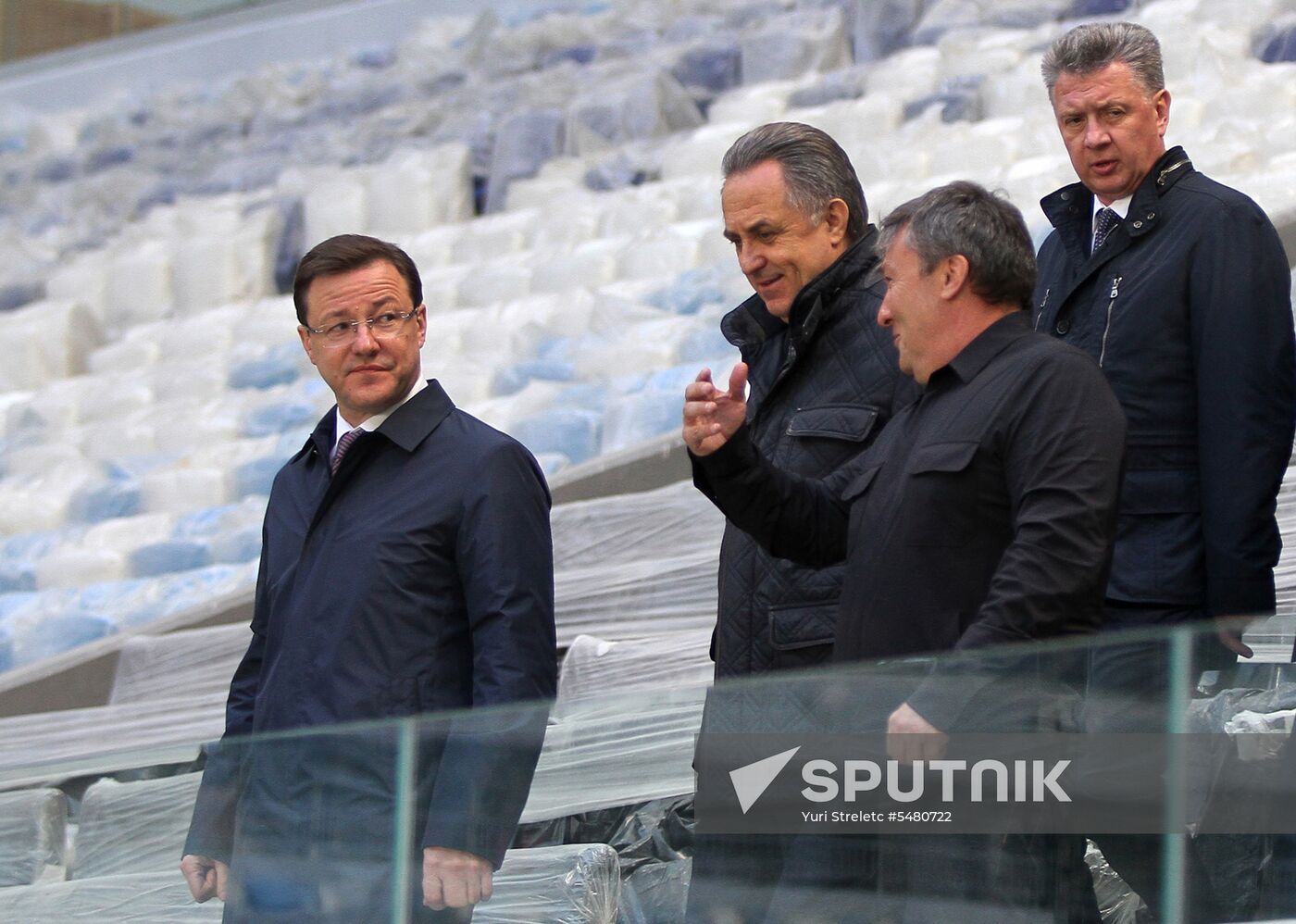 Vitaly Mutko visits Samara Arena