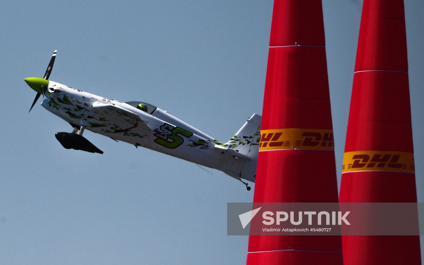 Red Bull Air Race World Championship in Cannes. Day one