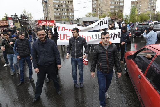 Protests in Yerevan