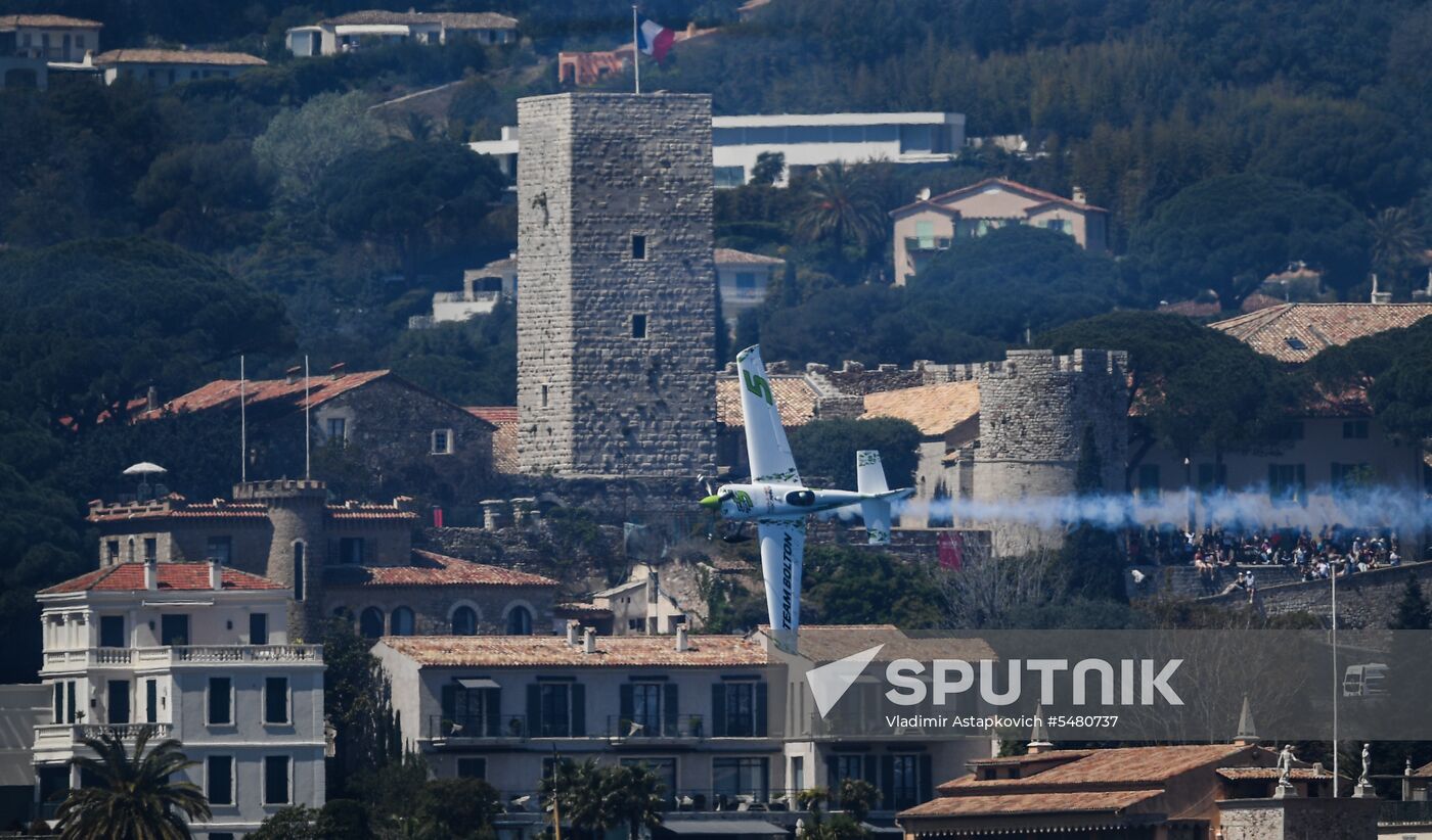 Red Bull Air Race World Championship in Cannes. Day one