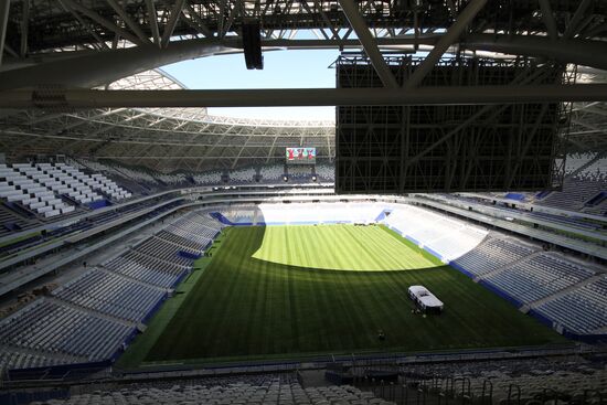 Vitaly Mutko visits Samara Arena