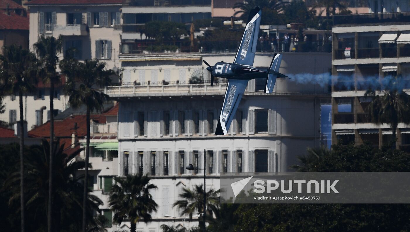 Red Bull Air Race World Championship in Cannes. Day one