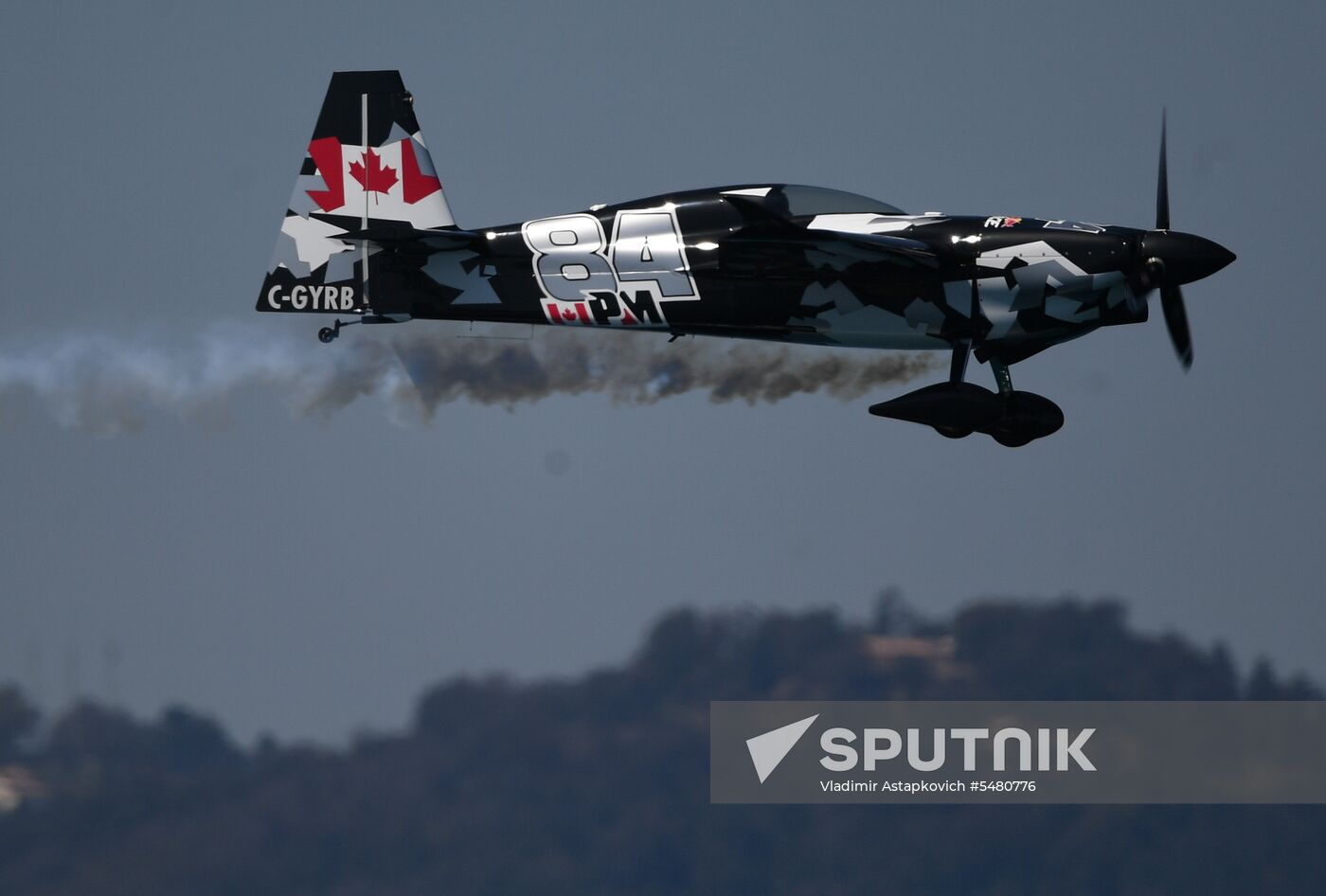 Red Bull Air Race World Championship in Cannes. Day one