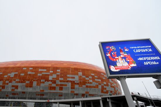 Mordovia Arena stadium in Saransk