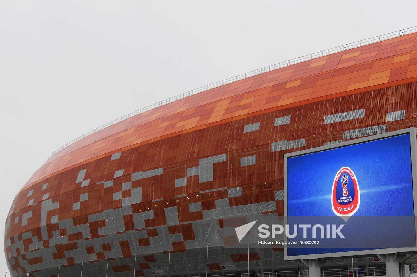 Mordovia Arena stadium in Saransk