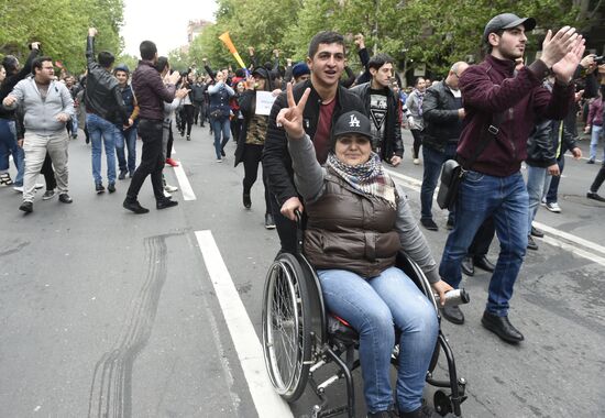 Protests in Yerevan