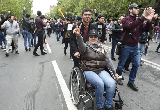 Protests in Yerevan