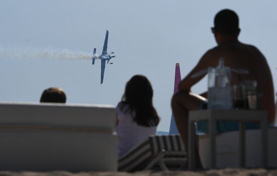 Red Bull Air Race World Championship in Cannes. Day one