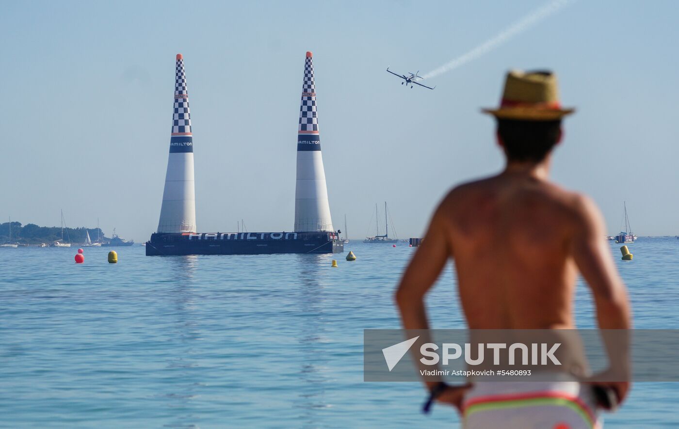 Red Bull Air Race World Championship in Cannes. Day one