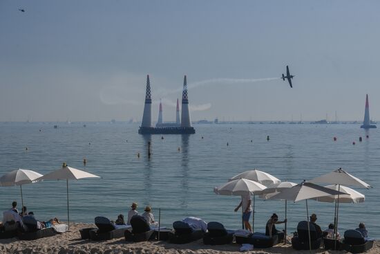 Red Bull Air Race World Championship in Cannes. Day one