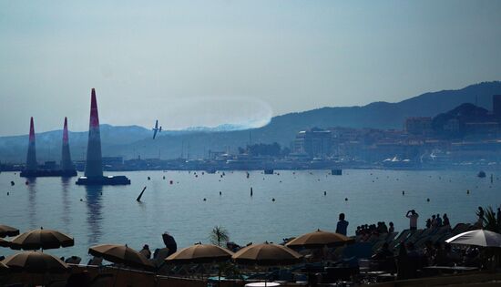 Red Bull Air Race World Championship in Cannes. Day one