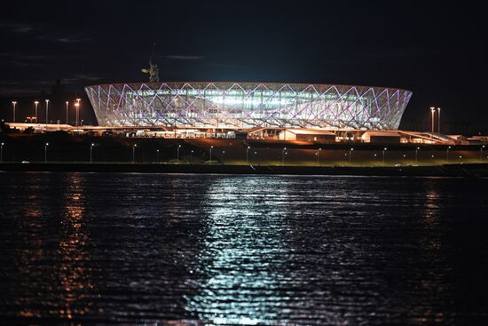 Football. Vogograd Arena hosts first official match