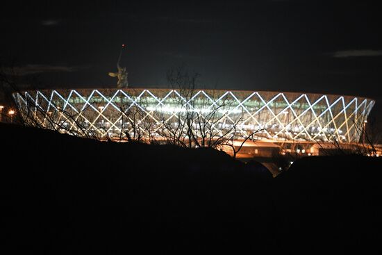 Football. Vogograd Arena hosts first official match