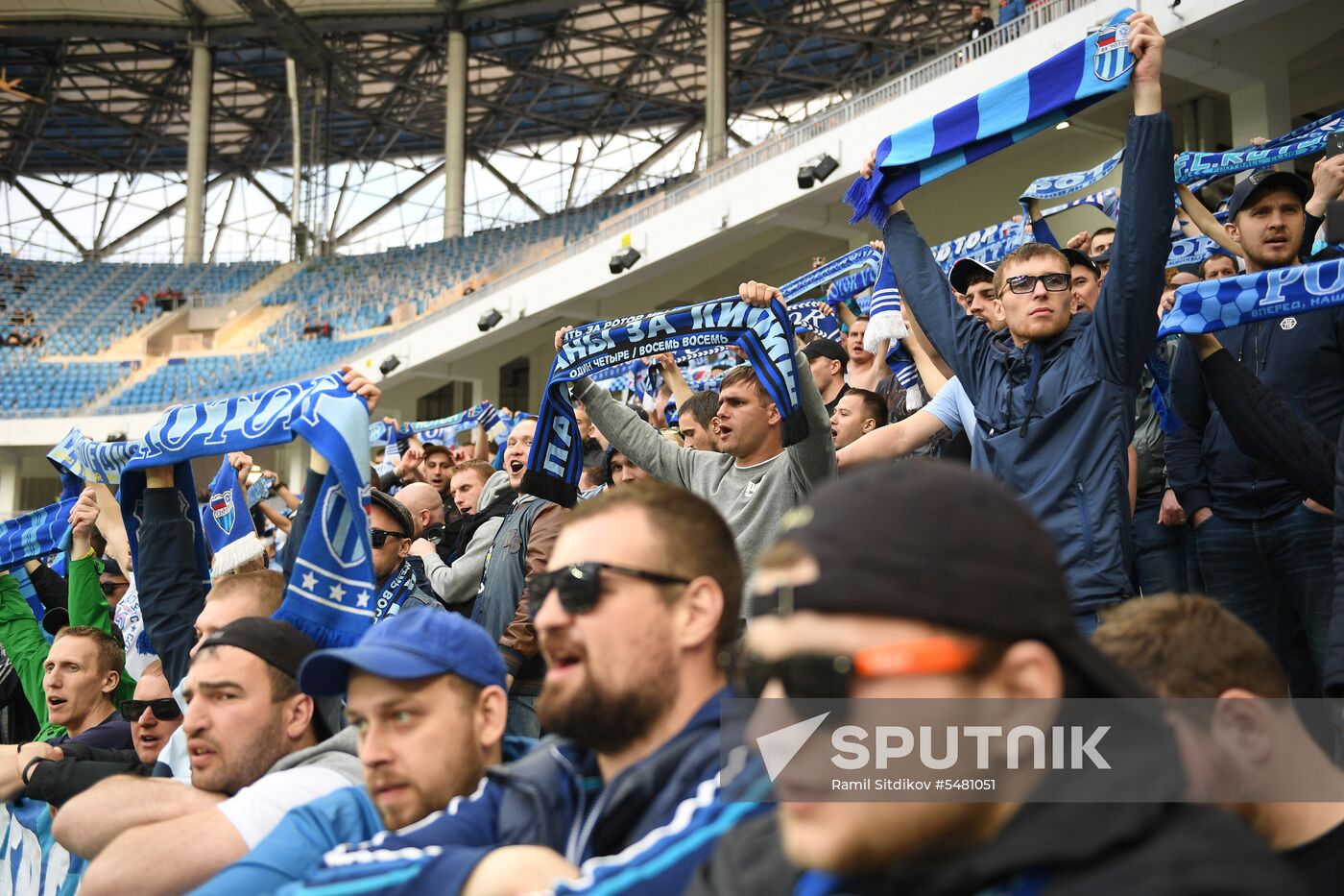 Football. Vogograd Arena hosts first official match