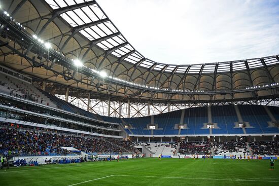 Football. Vogograd Arena hosts first official match