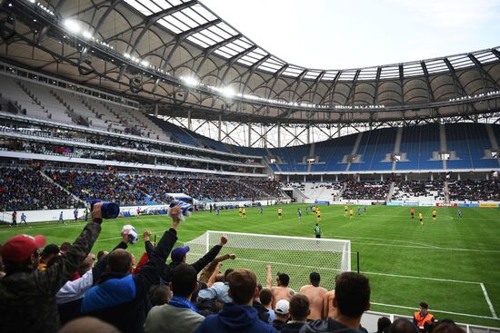 Football. Vogograd Arena hosts first official match