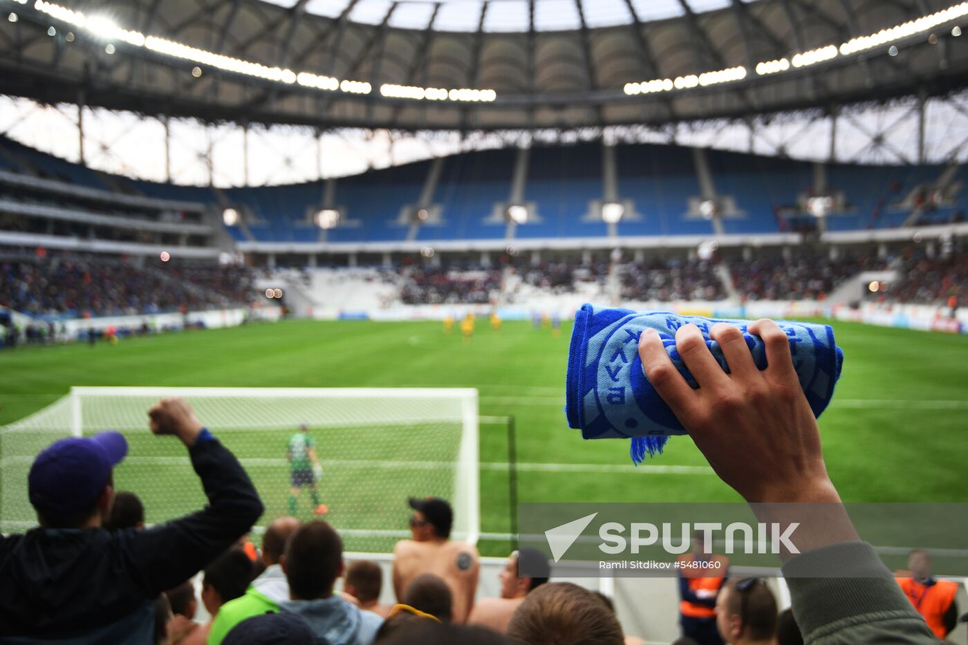 Football. Vogograd Arena hosts first official match