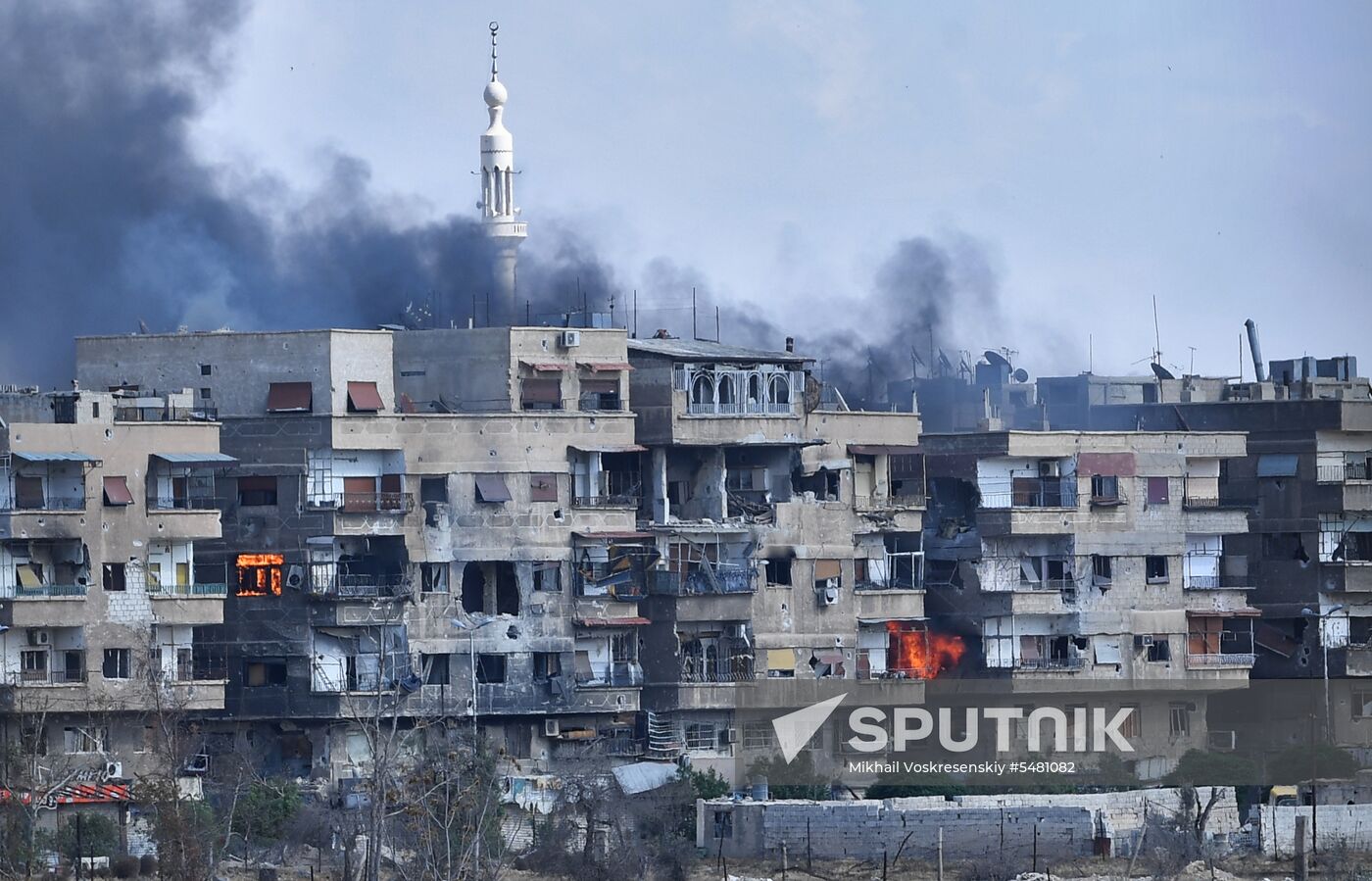 Situation around Yarmouk refugee camp south of Damascus