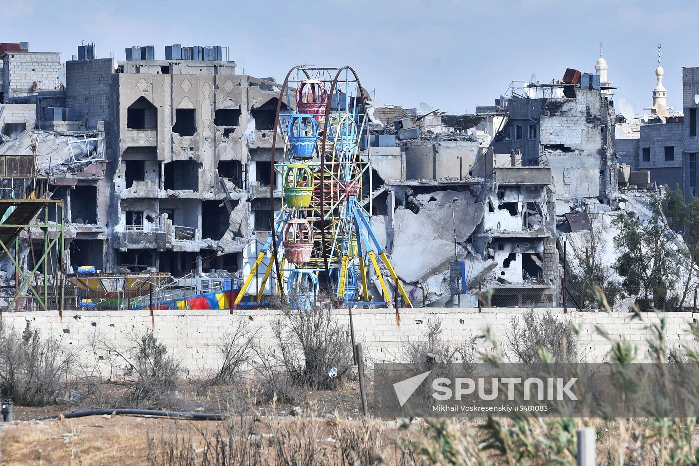 Situation around Yarmouk refugee camp south of Damascus