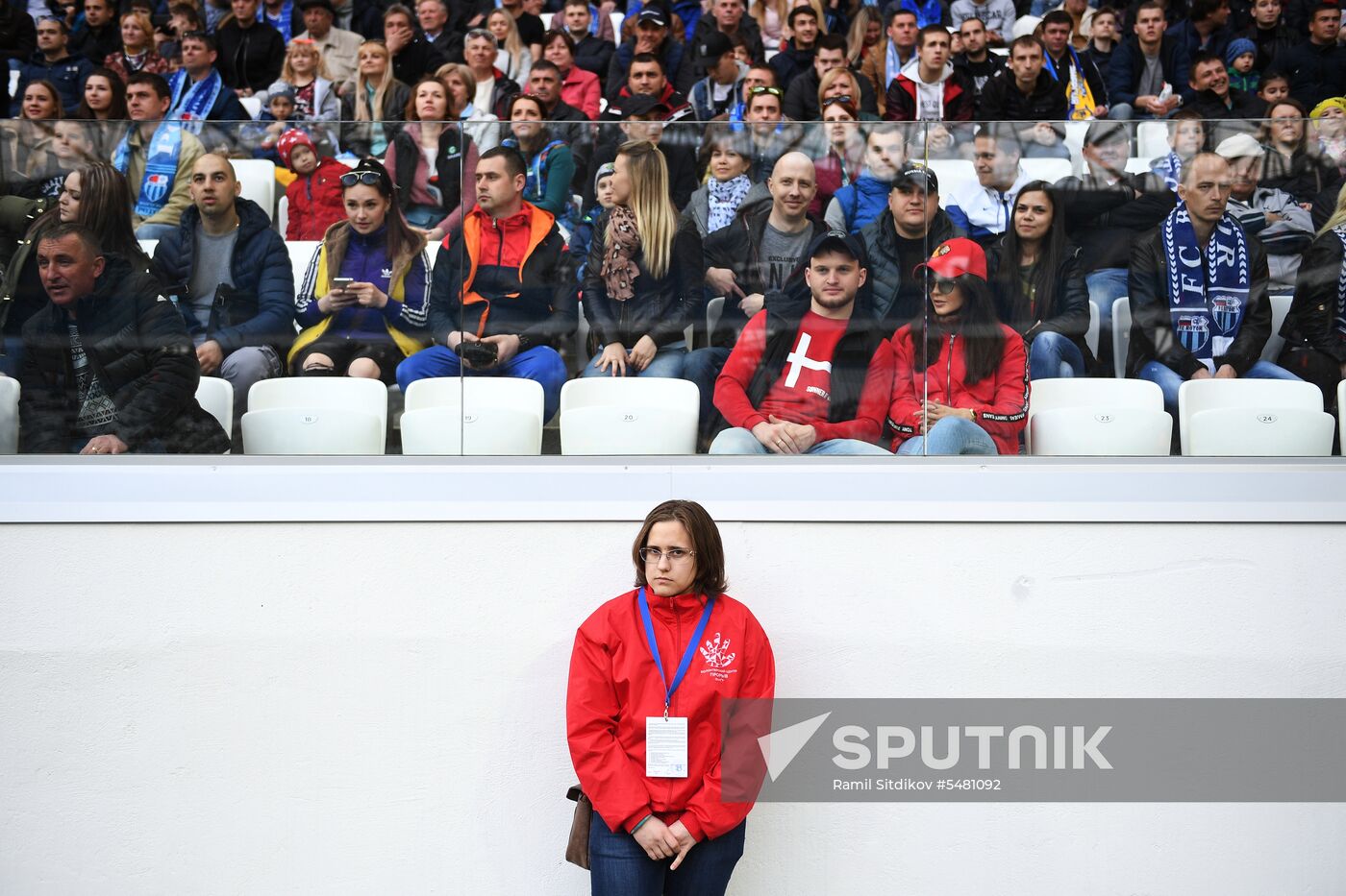 Football. Vogograd Arena hosts first official match