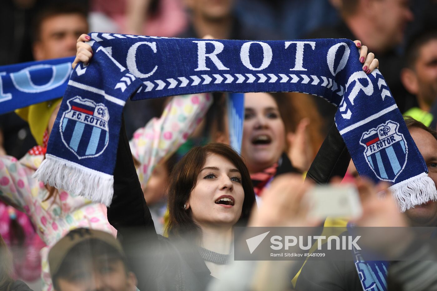 Football. Vogograd Arena hosts first official match